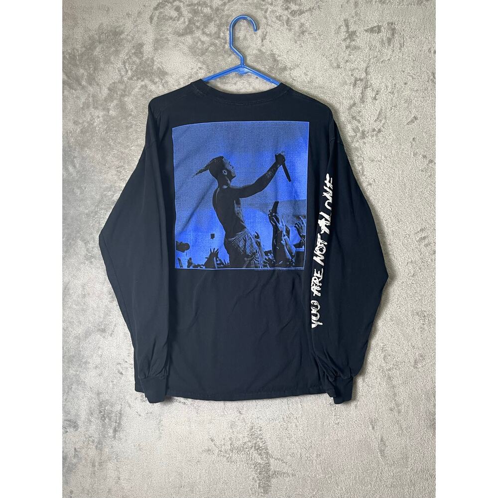 XXXTentacion You Are Not Alone Long‎ Sleeve Graphic T Shirt Black Size Large - Picture 3 of 6